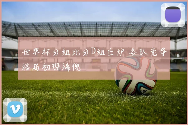世界杯分组比分D组出炉 各队竞争格局初现端倪